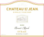 Chateau St. Jean Benoist Ranch Syrah 2010 Front Label