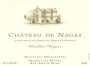 Chateau de Nages Vieilles Vignes 2000 Front Label
