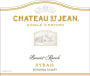 Chateau St. Jean Benoist Ranch Syrah 2012 Front Label