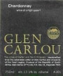 Glen Carlou Chardonnay 2001 Front Label