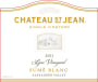 Chateau St. Jean Lyon Vineyard Fume Blanc 2011 Front Label