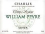 William Fevre Chablis Champs Royaux 2001 Front Label