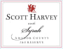 Scott Harvey JS Reserve Syrah 2006 Front Label
