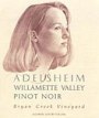 Adelsheim Bryan Creek Pinot Noir 2000 Front Label