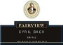 Fairview Cyril Back Shiraz 2000 Front Label