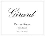 Girard Petite Sirah 2001 Front Label