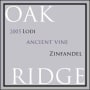 Oak Ridge Winery Ancient Vine Zinfandel 2005 Front Label
