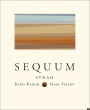 Sequum Kidd Ranch Syrah 2009 Front Label