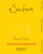 Seufert Winery Coleman Vineyard Pinot Noir 2007 Front Label