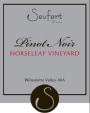 Seufert Winery Horseleap Vineyard Pinot Noir 2011 Front Label