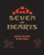 Seven of Hearts Armstrong Vineyard Pinot Noir 2011 Front Label