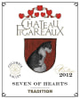 Seven of Hearts Chateau Figareaux Tradition 2012 Front Label