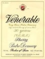 Pedro Domecq Venerable Front Label