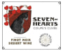 Seven of Hearts Coupes Cuvee Pinot Noir Dessert Wine 2011 Front Label