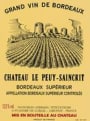 Chateau Le Peuy-Saincrit Bordeaux Superieur 2000 Front Label