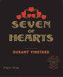 Seven of Hearts Durant Vineyard Pinot Noir 2012 Front Label