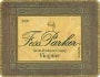 Fess Parker Santa Barbara Viognier 2001 Front Label