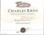 Charles Krug Napa Valley Chardonnay 2001 Front Label