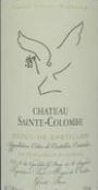 Chateau Sainte Colombe Cotes de Castillon 2000 Front Label