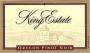 King Estate Pinot Noir (375ML half-bottle) 1999 Front Label