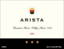 Arista Winery Russian River Valley Pinot Noir 2008 Front Label