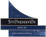 Stonehaven Merlot 2001 Front Label
