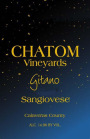 Chatom Gitano Sangiovese 2011 Front Label