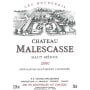 Chateau Malescasse  2000 Front Label