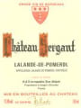 Chateau Sergant Lalande de Pomerol 2000 Front Label