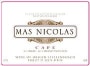 Mas Nicolas Shiraz/Cabernet Sauvignon 2000 Front Label
