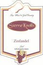 Sierra Knolls Vineyards & Winery Zinfandel 2013 Front Label