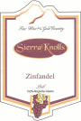 Sierra Knolls Vineyards & Winery Zinfandel 2014 Front Label