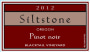 Siltstone Wines  Blacktail Vineyard Pinot Noir 2012 Front Label