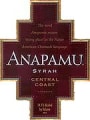 Anapamu Syrah 2001 Front Label