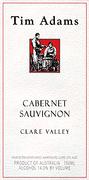 Tim Adams Cabernet Sauvignon 2000 Front Label