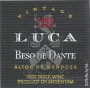 Luca Beso de Dante 2000 Front Label