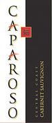 Caparoso Cabernet Sauvignon 2001 Front Label