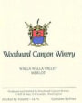 Woodward Canyon Walla Walla Merlot 2000 Front Label