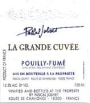 Pascal Jolivet La Grande Cuvee Pouilly Fume 2000 Front Label