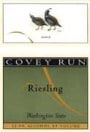 Covey Run Riesling 2002 Front Label