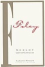 Foley Estate Winery La Cuesta Merlot 1999 Front Label