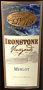 Firestone Merlot 2000 Front Label