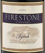 Firestone Santa Ynez Syrah 2000 Front Label