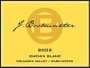 J. Bookwalter Ciel du Cheval Vineyard Chenin Blanc 2002 Front Label