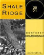 Shale Ridge Chardonnay 2001 Front Label