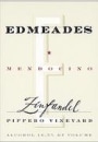 Edmeades Piffero Vineyard Zinfandel 2000 Front Label