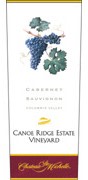 Chateau Ste. Michelle Canoe Ridge Estate Cabernet Sauvignon 2000 Front Label