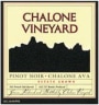 Chalone Estate Pinot Noir 2001 Front Label