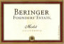 Beringer Founders' Estate Merlot 2000 Front Label
