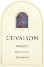 Cuvaison Napa Merlot 2000 Front Label